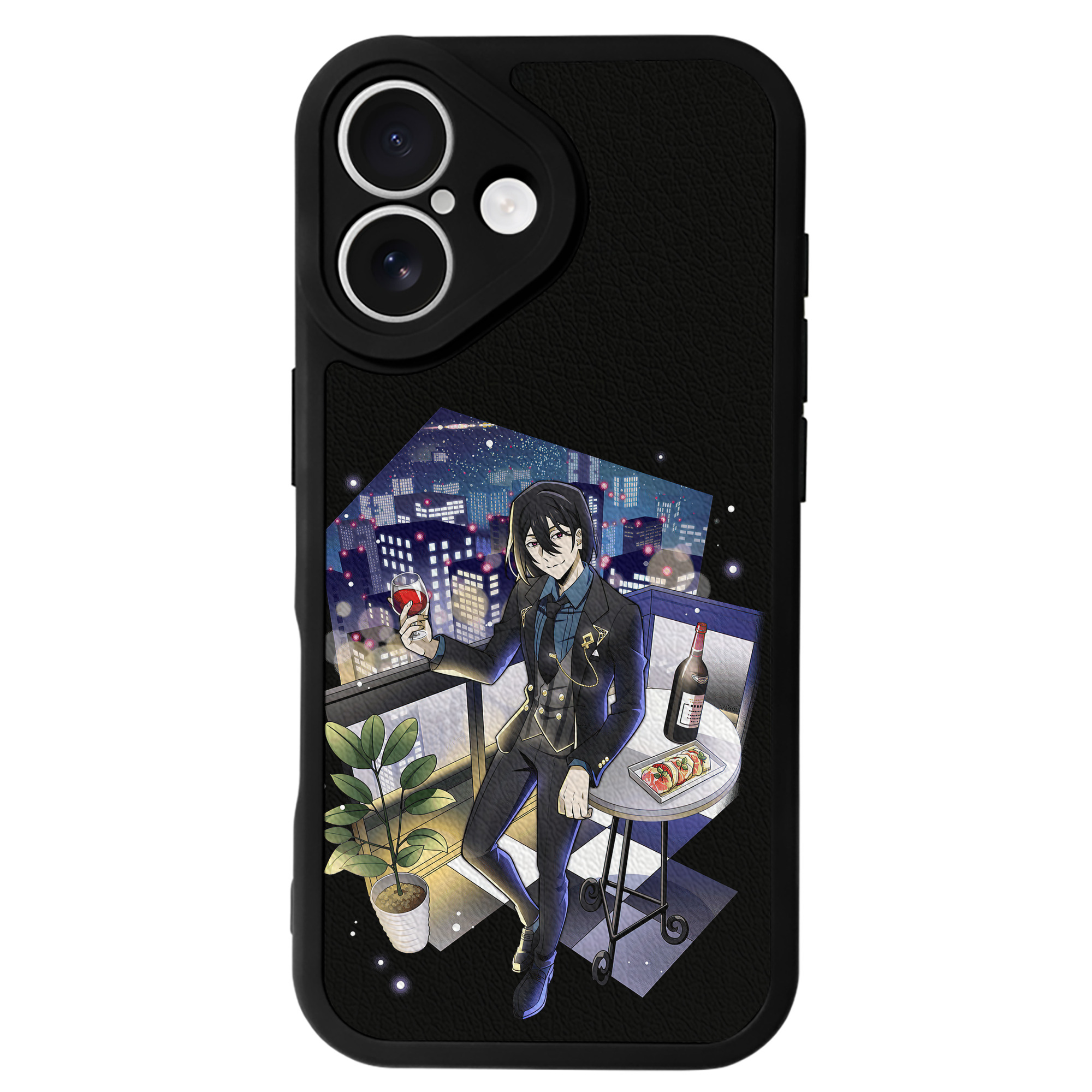 （画像用） 文豪ストレイドッグス Bungo Stray Dogs 【iPhone 16シリーズ対応】シリコンスマホケース（レザー調） 材質：シリコン